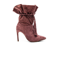 Jeffrey Campbell Pergola Booties in Rose Suede 