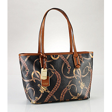 Lauren Ralph Lauren Caldwell Belting Shopper Bag