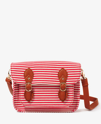 Striped Buckled Crossbody |...