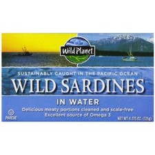 WILD PLANET, SARDINE SPRNG WTR, 4.375 OZ, (Pack of 12)
