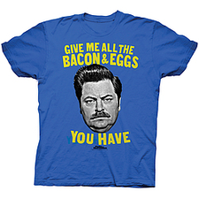 Parks And Rec Bacon And Eggs Tee
