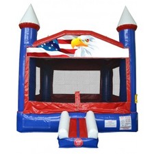 Patriotic Red, White & Blue Bounce House