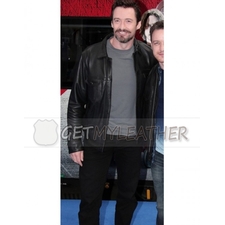 X Men 2014 Hugh Jackman Black Jacket