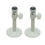 VideoSecu 2 Pack 2-6 inch Adjustable Security Camera Metal Brackets Pan Tilt Wall Ceiling Mounts for CCTV CCD Box Body Camera Home Surveillance System 1SH