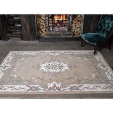 Lotus Premium Aubusson Fawn Rug By Flair Rugs