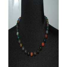 Brown Agate Gemstone Necklace - TeresaCollections