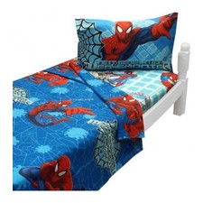 Ultimate Spiderman Twin Sheet Set with Pillowcase Marvel Bedding