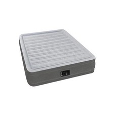 Intex Comfort Plush Mid Rise Dura-Beam Airbed With Built-In Electric Pump, Bed Height 13, Full