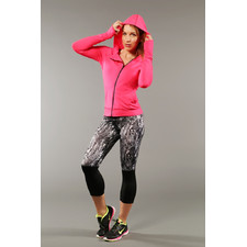 Ecstasy Jacket Hoodie Style Fuchsia Color