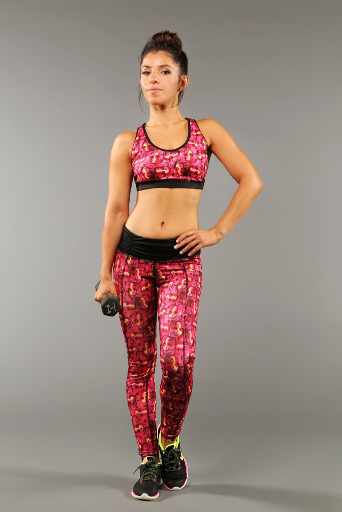 Ecstasy Cross Back Bra Fuch...