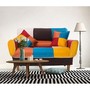 Merax 55-74 Multicolor Adjustable Loveseat Home Furniture Futon Sofa with 2 Free Pillows