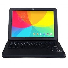VSTN ® LG G Pad 10.1 Bluetooth Keyboard Portfolio Case - DETACHABLE Bluetooth Keyboard Stand Case / Cover (For LG G Pad 10.1 , Keyboard-Black)