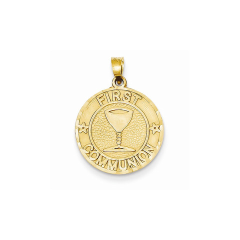 14k First Communion Charm -...