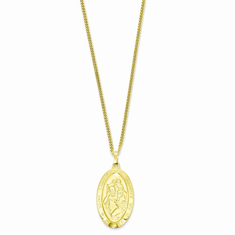 24in Gold-plated Large Oval...
