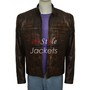 Tom Cruise Brown Distressed Leather Jacket