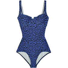 Marine Leopard Underwire One Piece