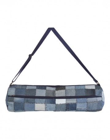 Blue Patch Work Checkered C...