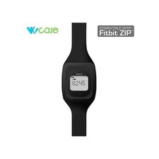 WoCase ZipBand Fitbit ZIP Accessory Wristband Bracelet (Black,One size, fits most wrist, 2015 Lastest Version) for Fitbit ZIP Activity and Sleep Tracker (Turn Your Fitbit ZIP into Wearable FLEX/FORCE/CHARGE, Gift Ready Retail Package)