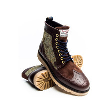 Fred Perry B5283 Northgate Boot Harris Tweed
