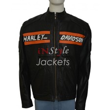 Bill Goldberg Harley Davidson Leather Jacket