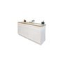 SHAKER WHITE BATHROOM CABINETS