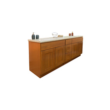SHAKER CHERRY BATHROOM CABINETS