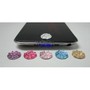 1 piece PINK Rhinestone iPhone Home Button Sticker in clear plastic bag