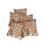 Designer Tree Embroidered Off White Cushion Cover (Set Of 5 ) Online At Rajrang