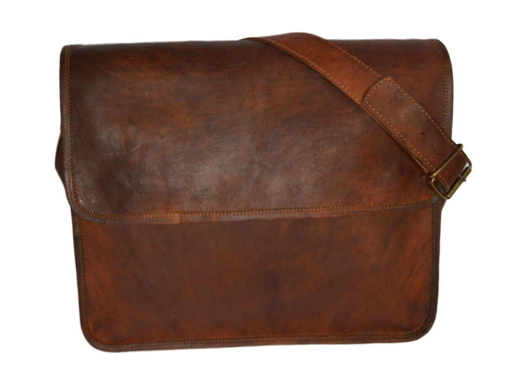 Vintage Leather Messenger B...