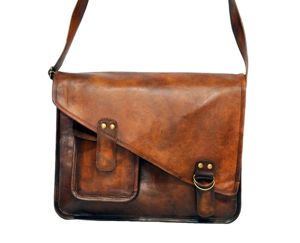Vintage Leather Messenger B...