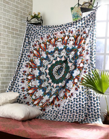 Blue Tapestry | Blue Mandal...