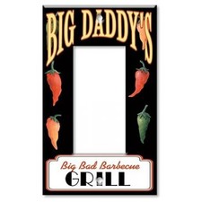 Single Gang Rocker Wall Plate - Big Daddy's Grill