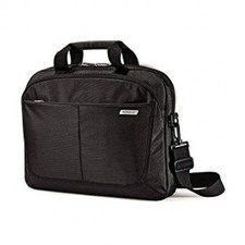 American Tourister Slim Brief - 15.6 Business Bag, Black, One Size