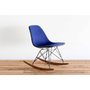 Navy Blue Eames Girard Hopsack RSR for Herman Miller Rocking Side Chair
