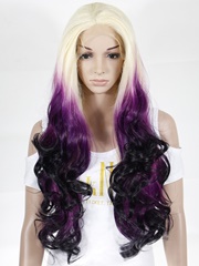 Two Tone Color Synthetic La...