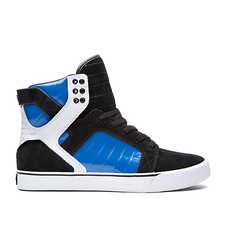 SUPRA SKYTOP Shoe | BLACK / ROYAL - WHITE | Official SUPRA Footwear Site