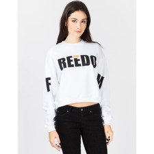 MSGM White REEDO  Sweater