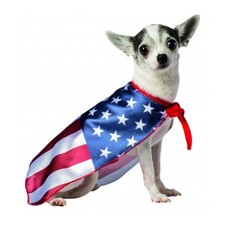 USA Flag Dog Cape Costume