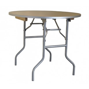 36" Diameter Round Wood Table 