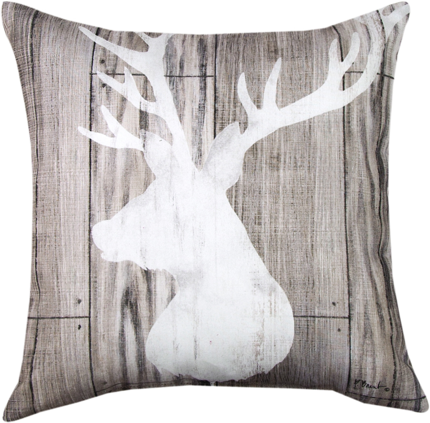 Greystone Lodge Deer Pillow 4