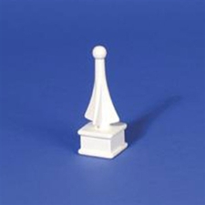 1" Square Ball Spear Cap