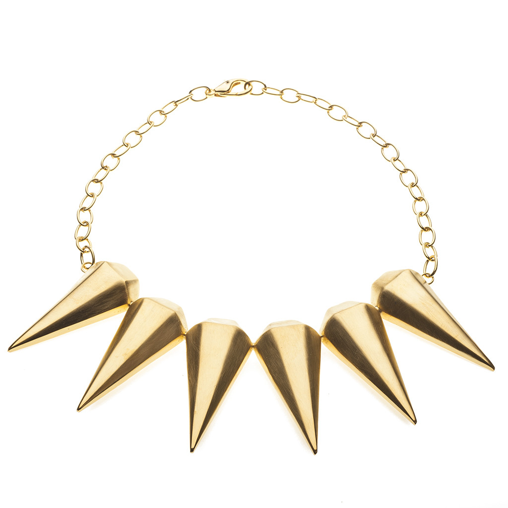 3D Warrior Spike Necklace b...
