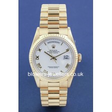 18CT Yellow Gold Rolex-Day-Date 18238
