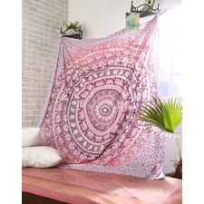 Red Tapestry | Mandala Tapestry | Wall Hangings | Tapestry Wall Hangings