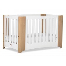Boori Dawn Expandable Cot Beech / White