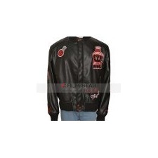 The Martian Bomber Black Leather Jacket | Film Star Look