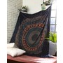 Navy Blue Tapestry | Cotton Mandala Tapestry | Elephant Tapestry