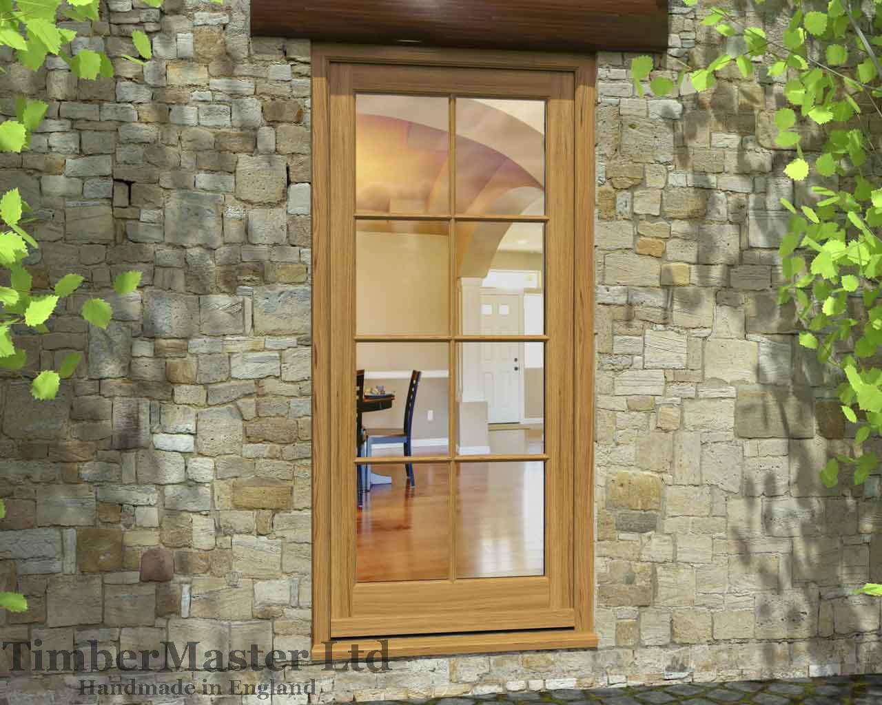 Glazed Oak Door With Georgi...