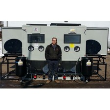 WHEEL SAND BLASTING CABINET BB8400XLD-BVD