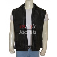 Johnny Cage Mortal Kombat Video Game Leather Vest